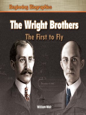 cover image of The Wright Brothers: The First to Fly